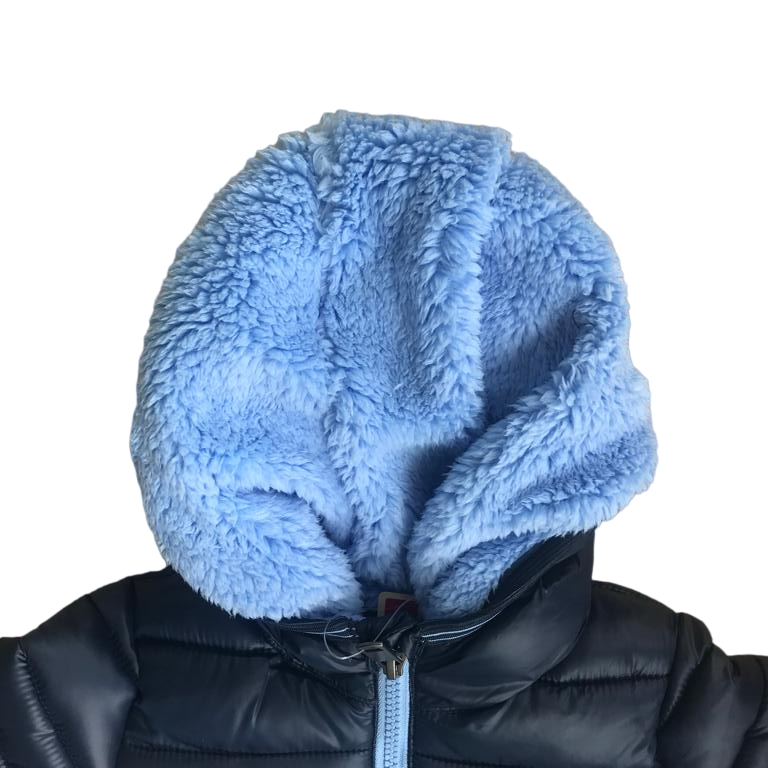 Levi's Kids Piumino con cappuccio da ragazzo foderato in sherpa 9EF434-C8D blu