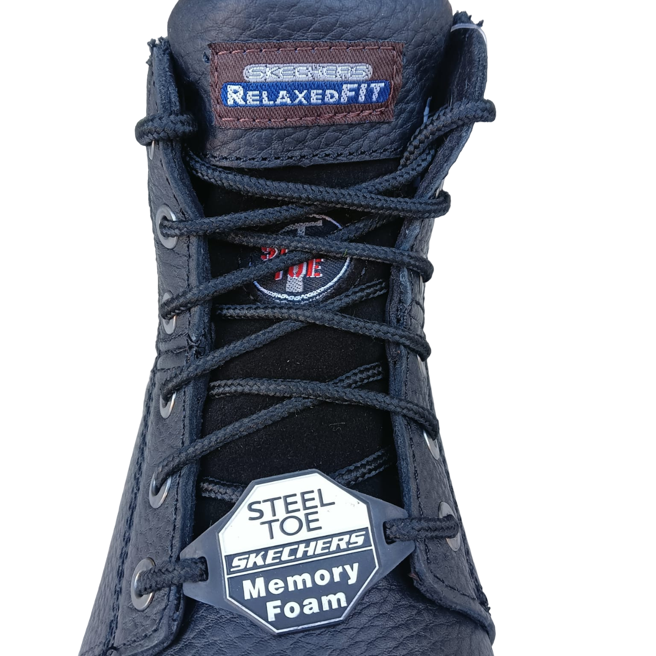 Skechers scarpa alta da lavoro antinfortunistica Workshire 77009BLK nero