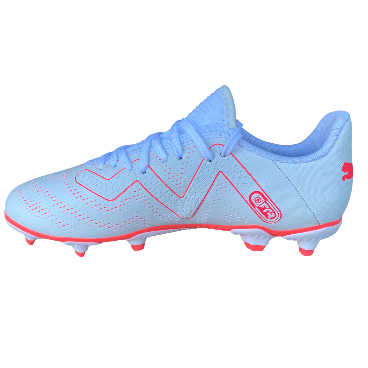 Puma scarpa da calcio da ragazzo Future Play FG/AG 107388 01 bianco-orchidea