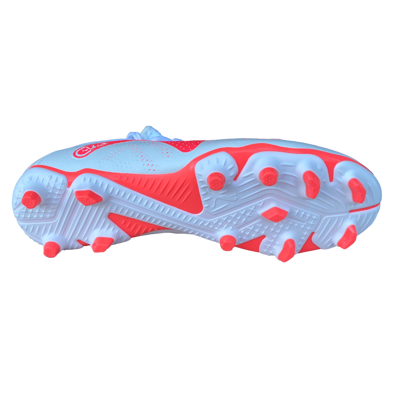 Puma scarpa da calcio da ragazzo Future Play FG/AG 107388 01 bianco-orchidea