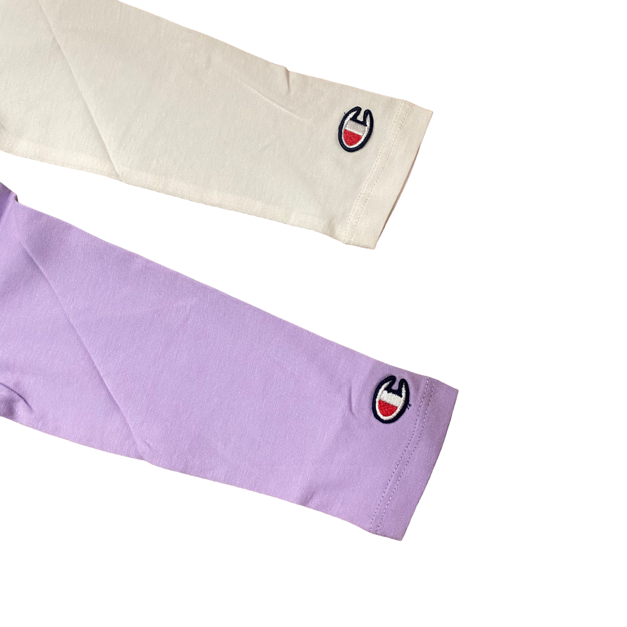 Champion 2 T-shirt da infant a manica lunga 404804 WW036 bianco glicine