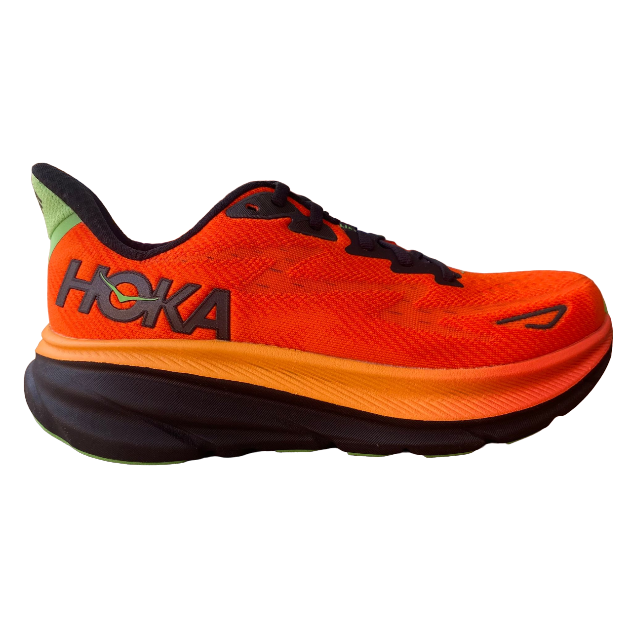 Hoka One One scarpa da corsa da uomo Clifton 9 1127895/FVOR rosso-arancio
