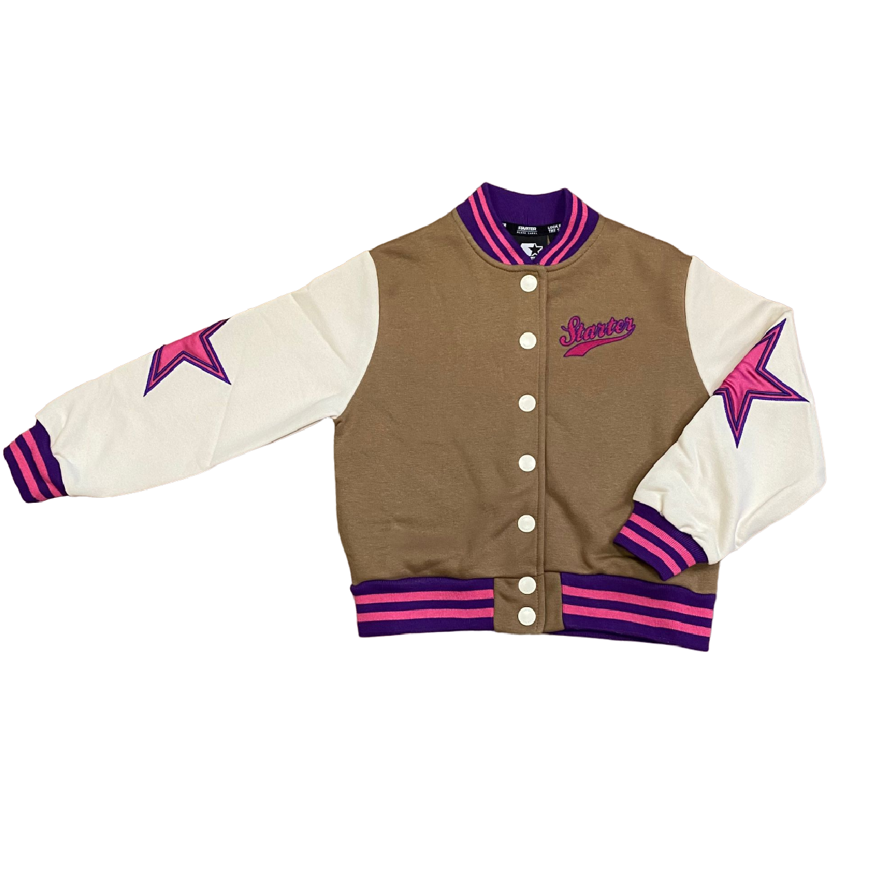 Starter giubbino bomber College America in felpa da ragazza 2313 B ST Sportiamo