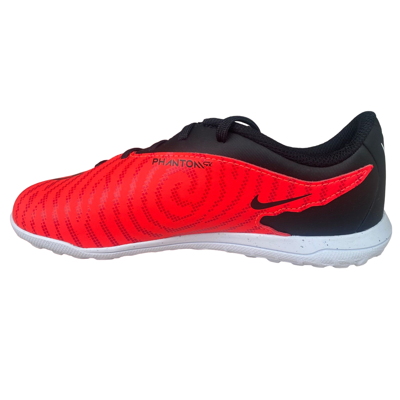 Nike scarpa da calcetto da ragazzo Phantom GX Club TF DD9567-600 crimisi-nero-bianco