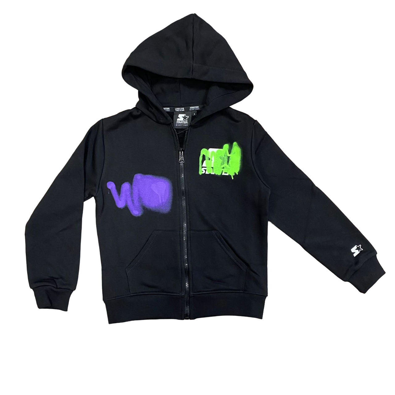 Starter Felpa con cappuccio e zip intera da ragazzo con stampe 1114 UB Sportiamo