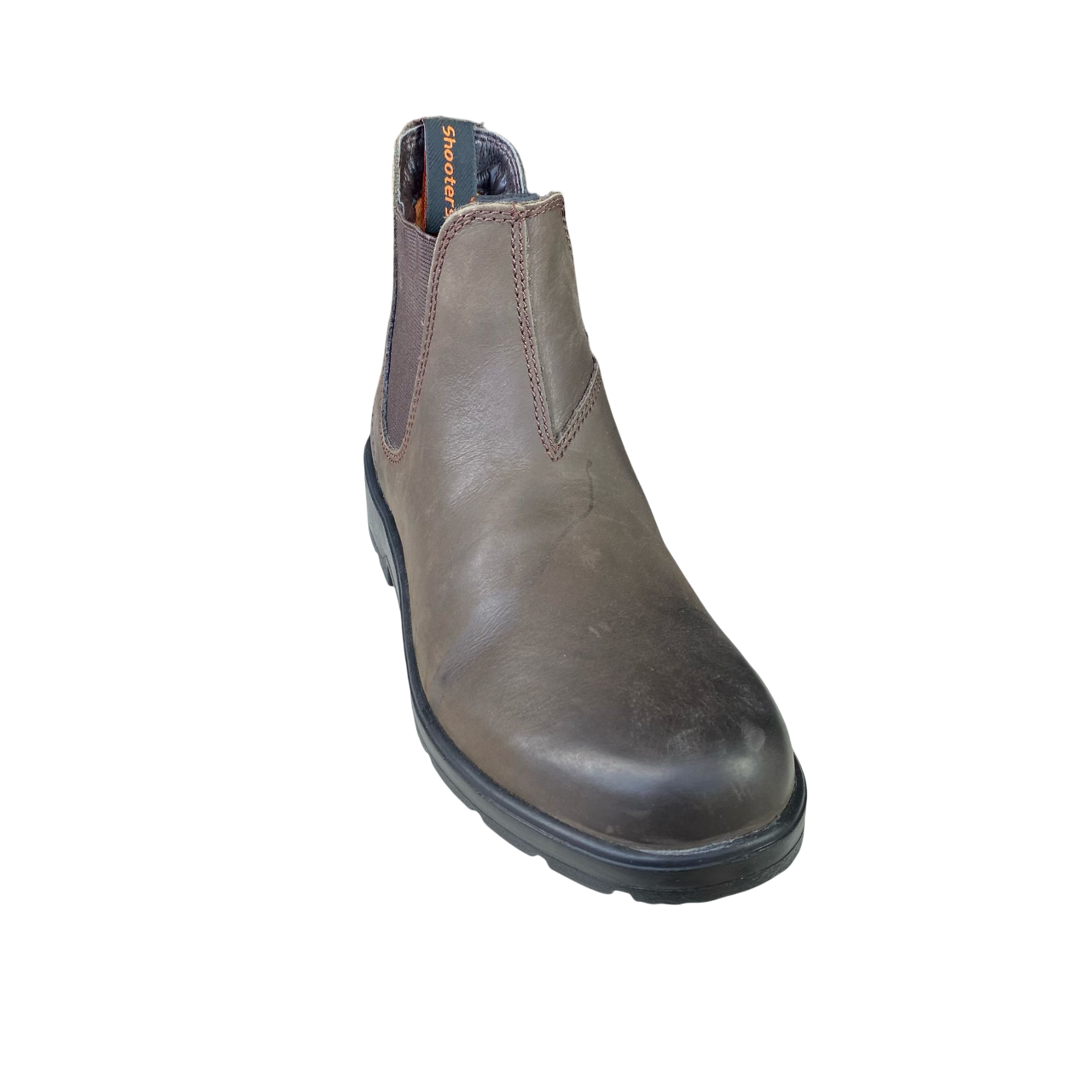 Shooters stivaletto Anfibio con elastico da uomo Buff Crazy Horse Elastic S1207-06 caffè espresso