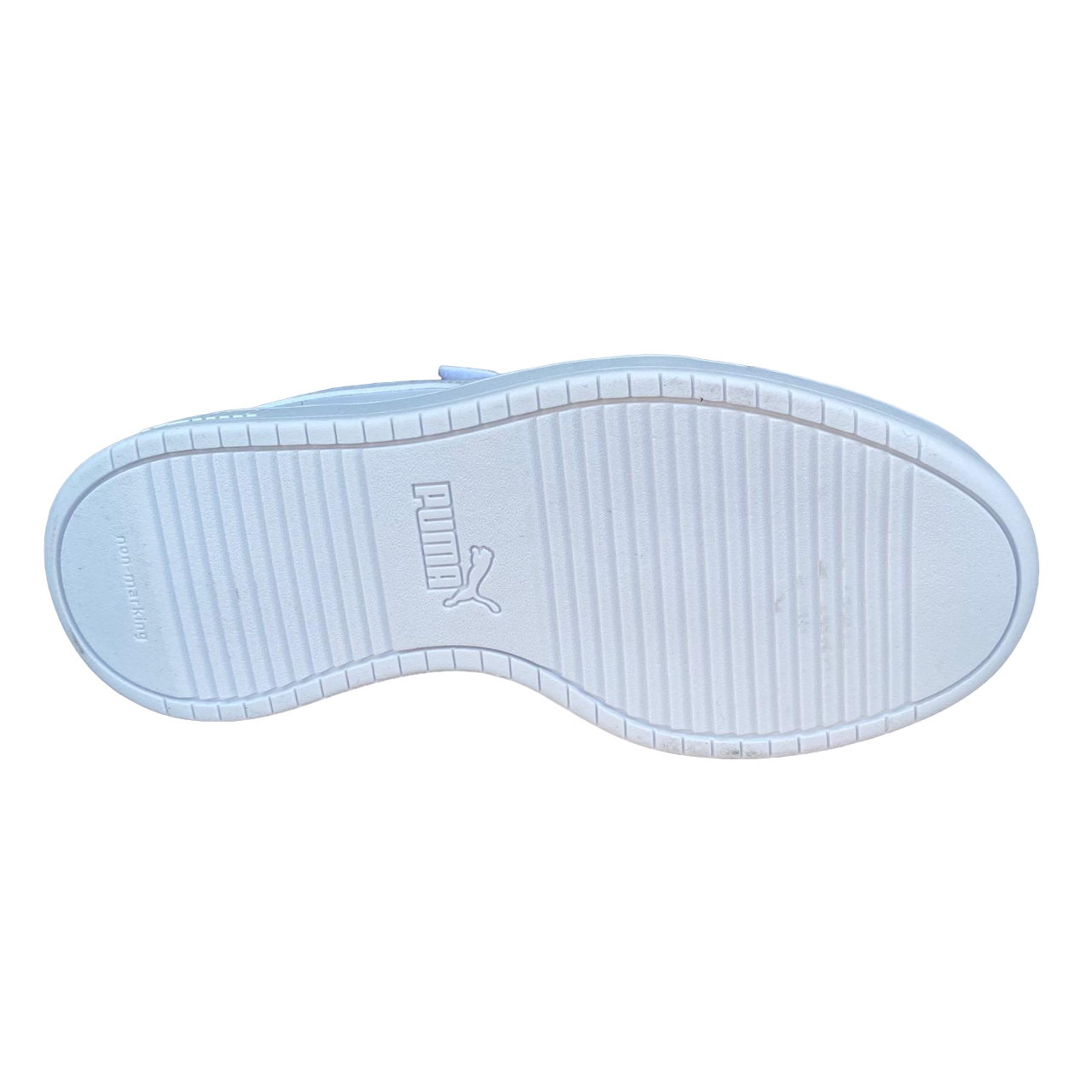 Puma scarpa sneakers da ragazzi con elastico e strappo Rickie AC+PS 385836-01 bianco-grigio ghiaccio