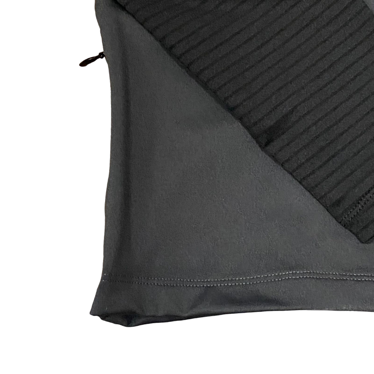 The North Face felpa mezza zip da uomo in pile Lab Lite NF0A7ZA5MN8 asfalto-nero