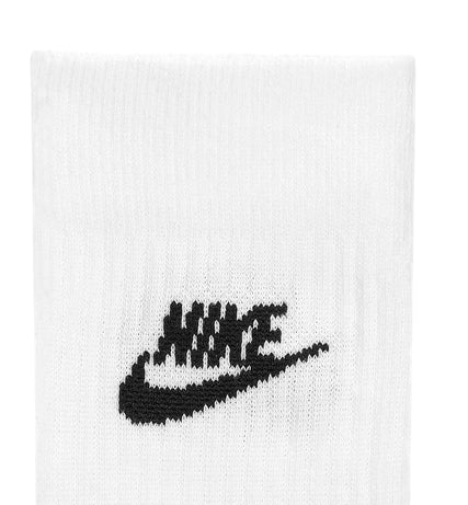 Nike Calze Everyday Essential (3 paia) - Mid-Length, Bianche DX5025-100