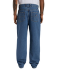 Retro jeans Dickies uomo Thomasville in denim blu classico con etichetta workwear autentica