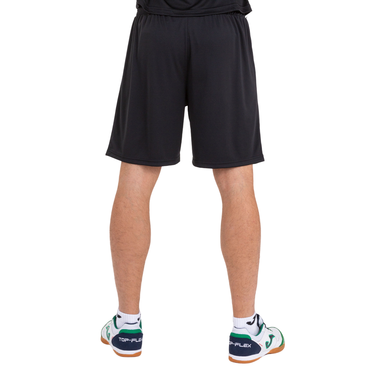 Pantaloncino sportivo Joma Nobel 100053-100 nero da uomo con elastico in vita e logo Joma
