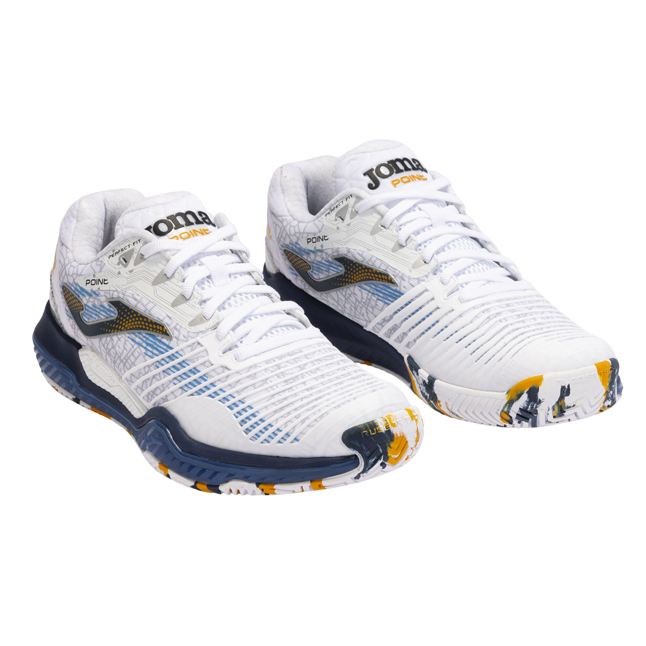 Joma scarpa da tennis da uomo Point Men Argilla 2402 bianco-blu