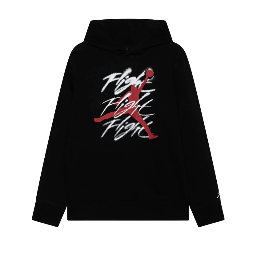 Jordan Felpa con cappuccio da ragazzi Flight Spray 95C929-023 nero