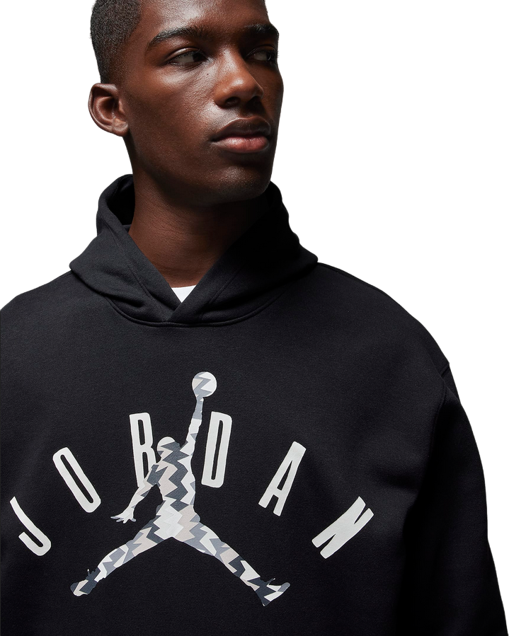 Jordan Felpa con cappuccio da uomo Flight MVP FD7415-010 nero