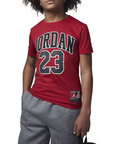 Jordan maglietta manica corta da ragazzo Practice Flight 95A088-R78 rosso
