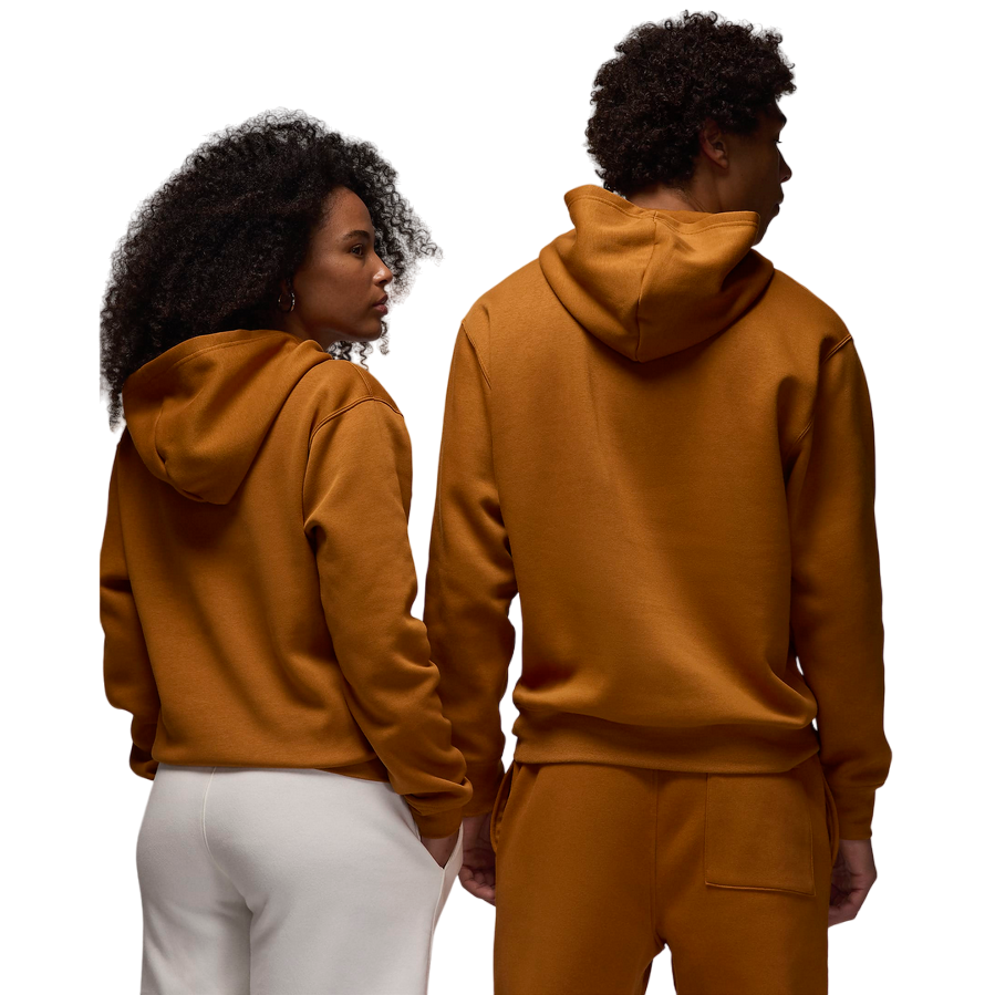 Jordan felpa con cappuccio Brooklyn Fleece FV7281-228 bronzo-bianco