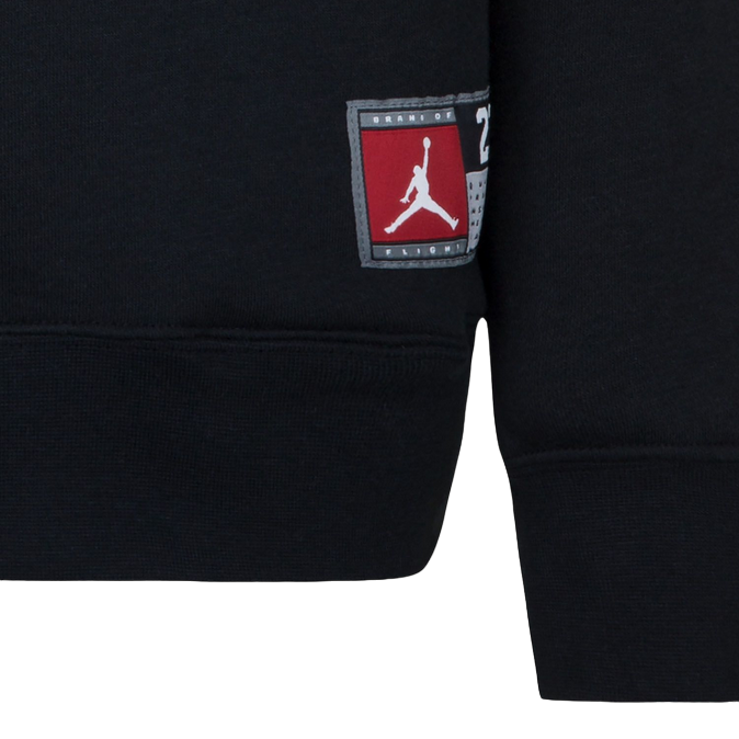Jordan felpa da ragazzo con cappuccio Varsity 95C479-023 nero