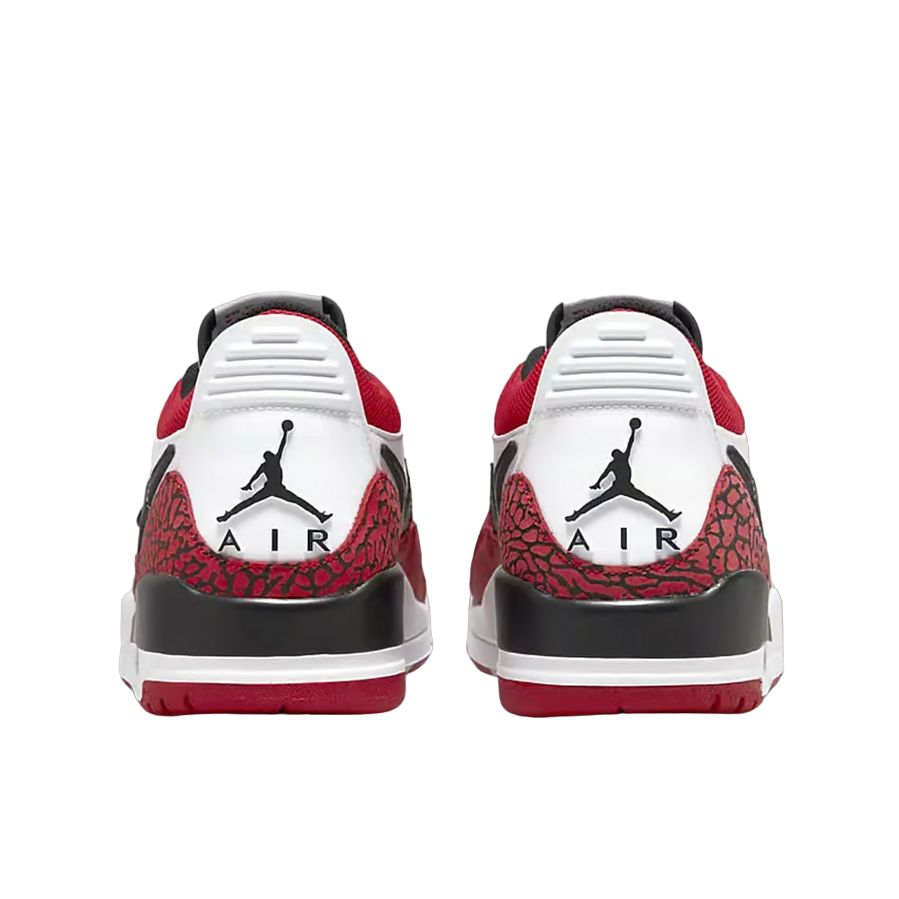 Jordan scarpa sneakers da uomo Air Jordan Legacy 321 Low CD7069 116 bianco nero rosso