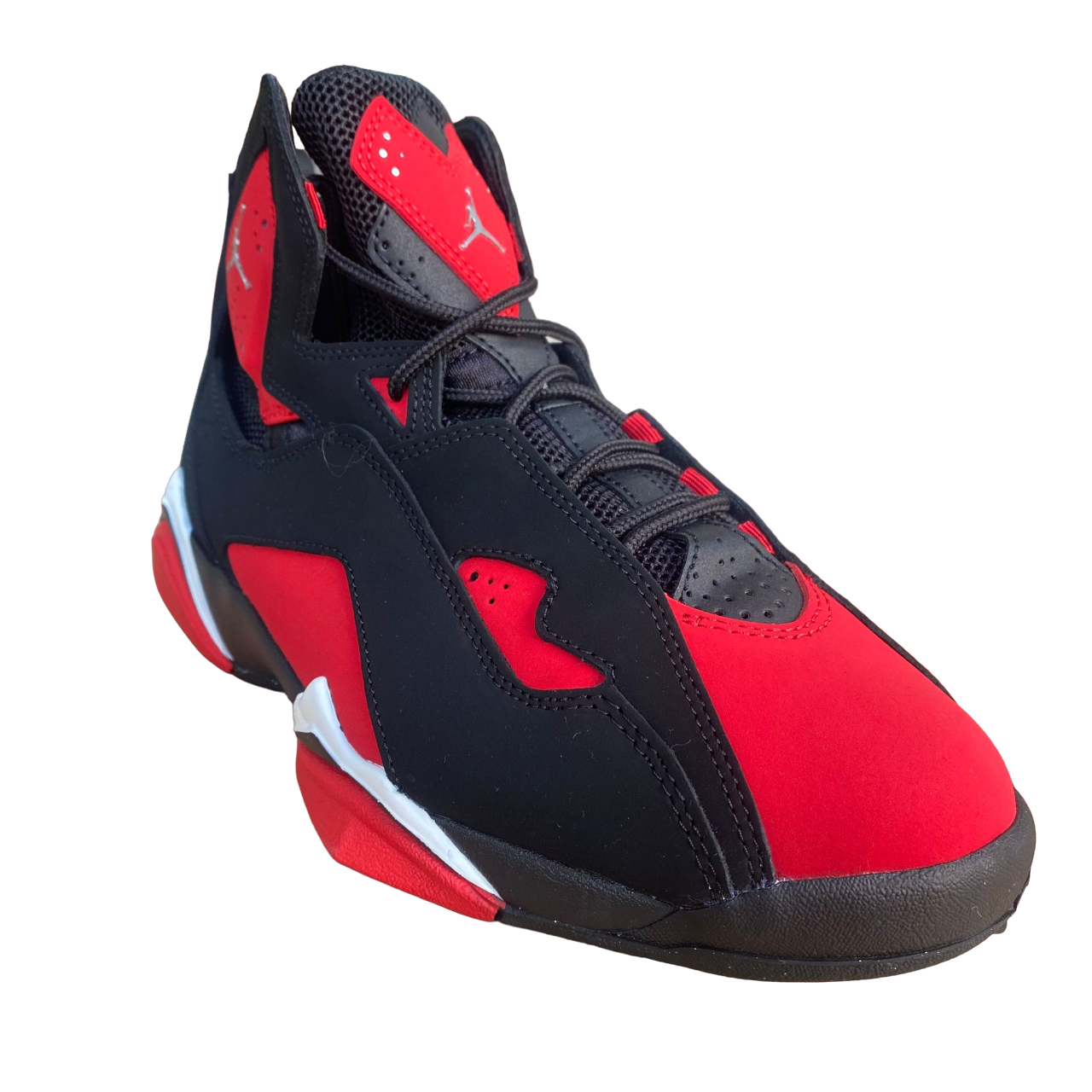 Jordan scarpa sneakers da uomo True Flight CU4933-001 nero rosso