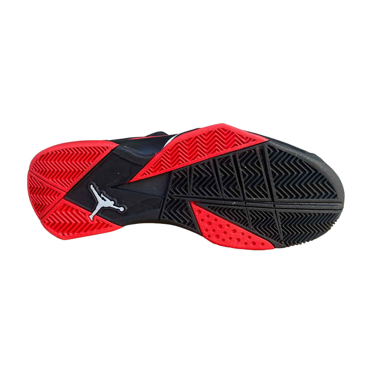Jordan scarpa sneakers da uomo True Flight CU4933-001 nero rosso
