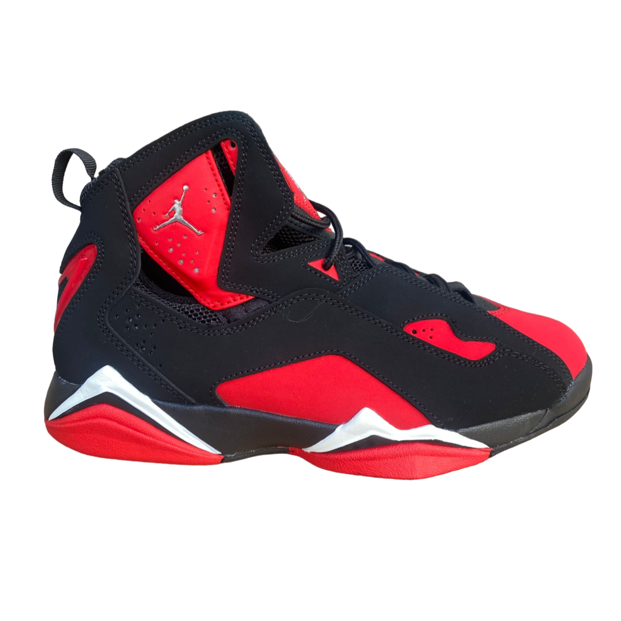 Jordan scarpa sneakers da uomo True Flight CU4933-001 nero rosso