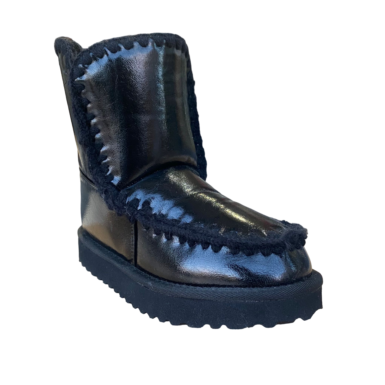 Kejo stivaletto da donna laminato KJ7103SD 03205 nero