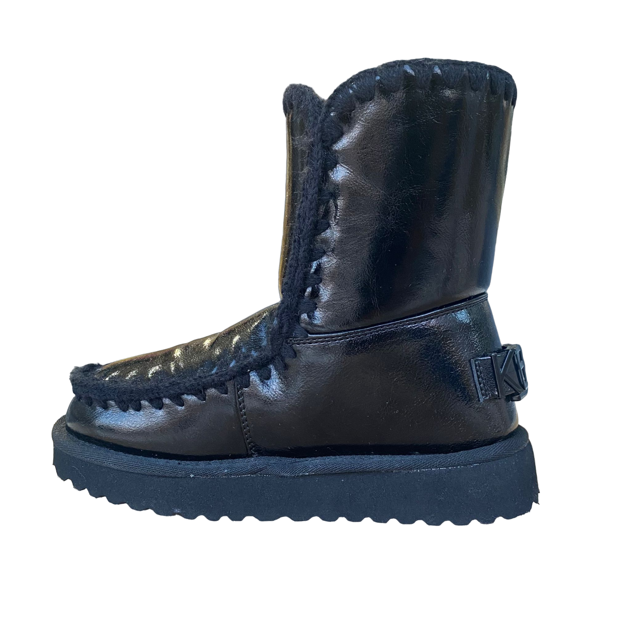 Kejo stivaletto da donna laminato KJ7103SD 03205 nero