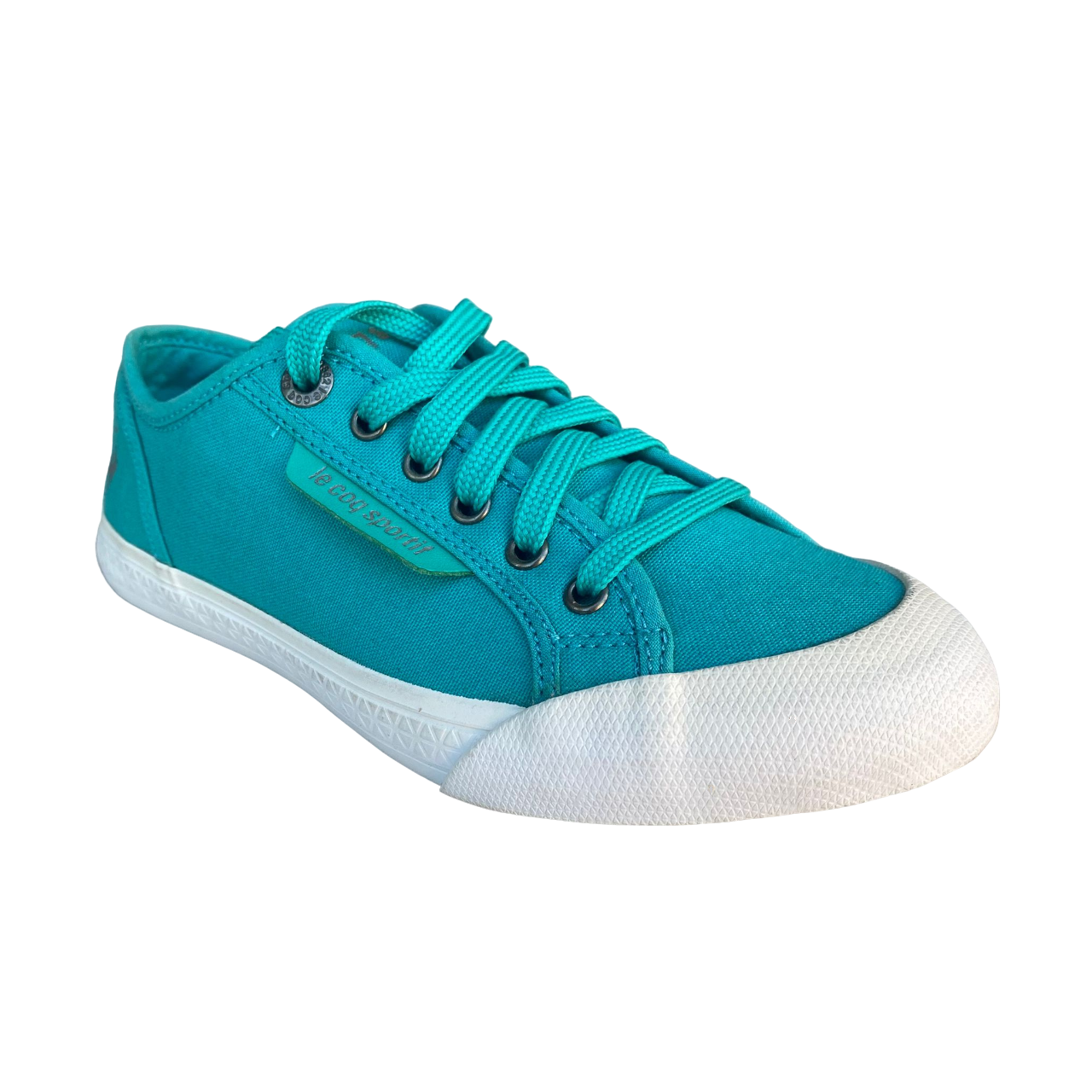 Le Coq Sportif scarpa sneakers in tela da donna Deauville Plus 1411203 verde