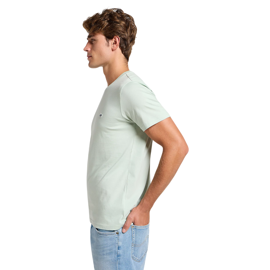 Lee maglietta manica corta da uomo SS Pacth Logo LMG0014 salvia