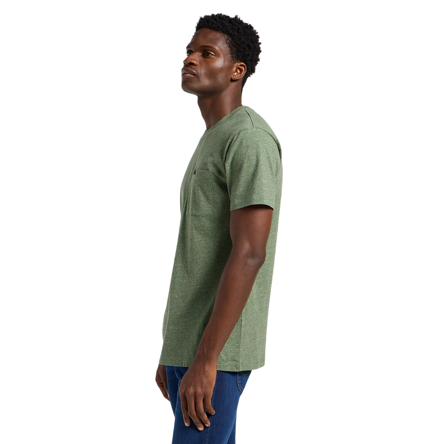 Lee maglietta manica corta da uomo con taschino 112365383 verde mela