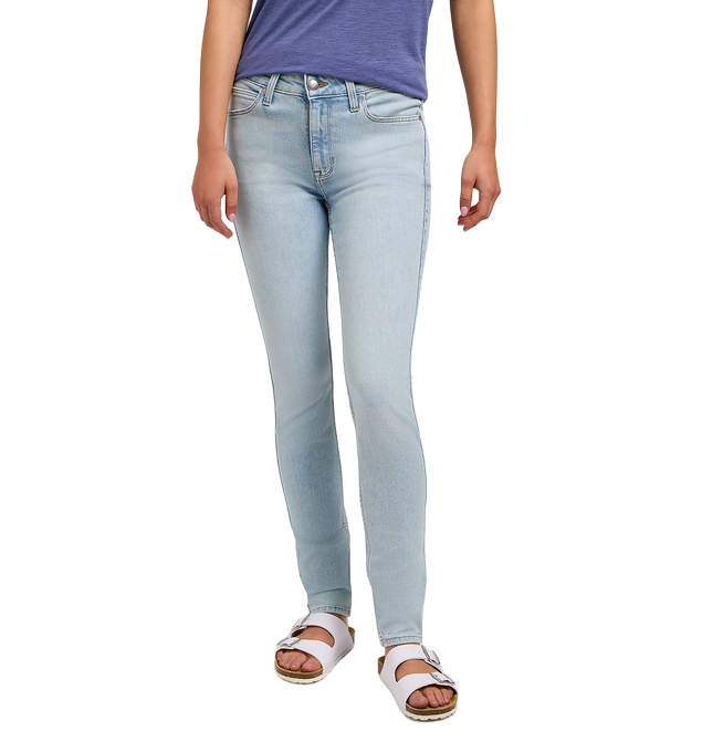 Jeans Lee Scarlett Donna - Taglio Skinny Con Vita Media | Cotone E Lyocell Elasticizzato - Foto 10
