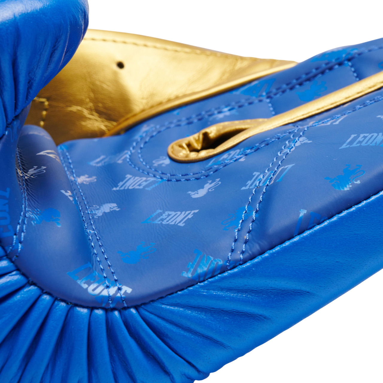 Leone Guantone da Boxe DNA da 10 oz GN220 blu-oro