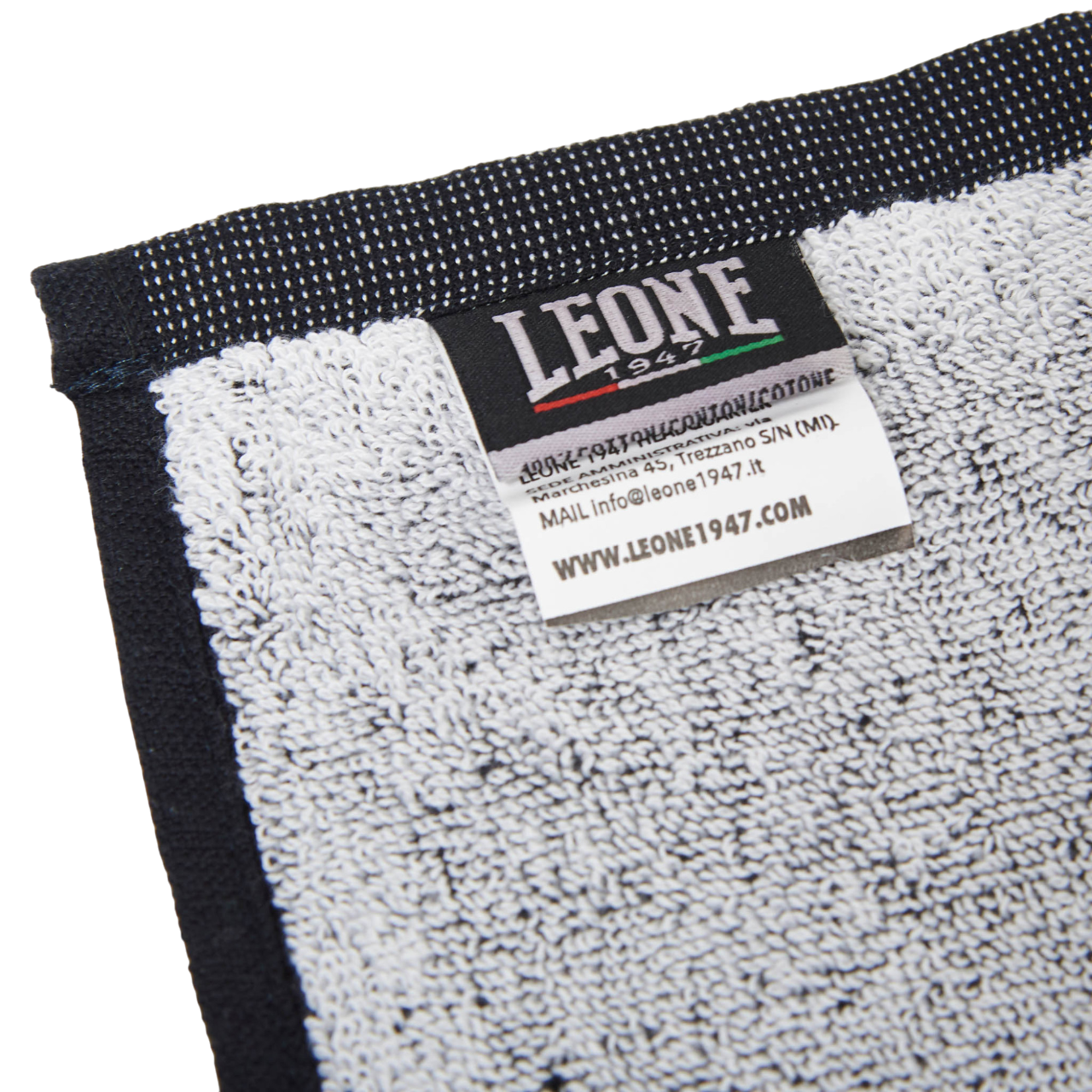 Leone asciugamano da palestra AC916 nero-grigio