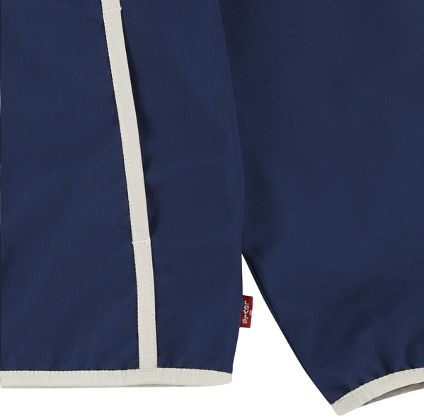 Levi's Kids Giacca a vento con cappuccio da bambino Stowaway 8EK396-BCF blu