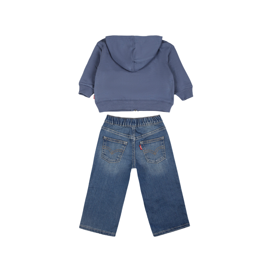 Levi's Kids completo da bimbo felpa con cappuccio-maglietta