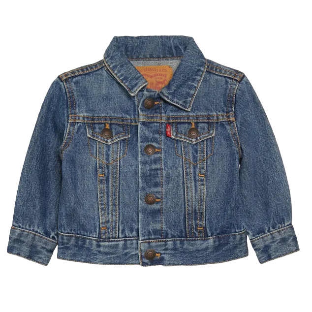 Levi's Kids giubbino in Denim da bambino Trucker 8E2058-M8X bristol blu medio