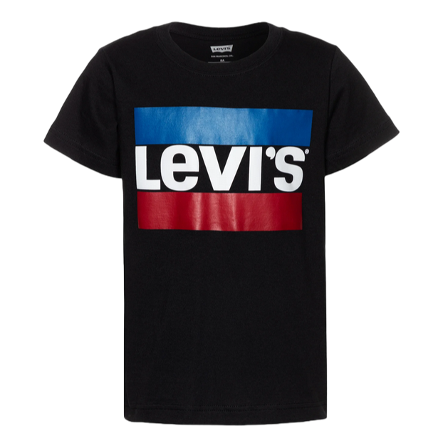 Levi's Kids maglietta manica corta ra ragazzi con logo Sportswear 9E8568-023 nero