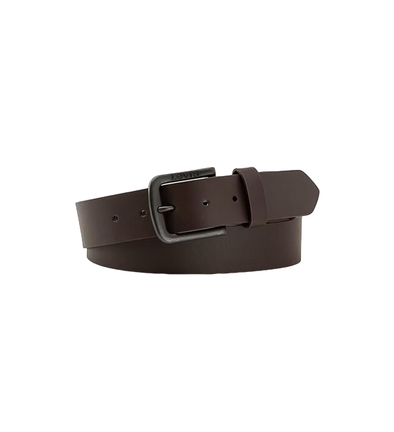 Levi's cintura in cuoio Seine con fibbia in metallo 380190152 29 marrone