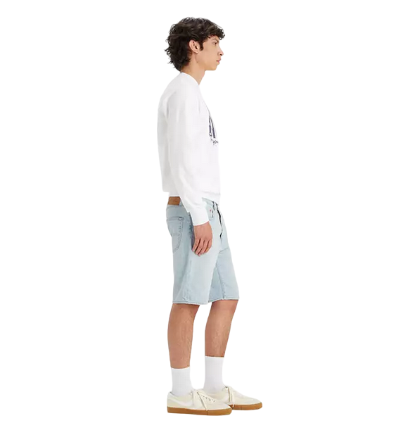 Levi's pantaloncino in jeans da uomo 405 398640138 blu chiaro
