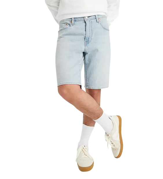 Levi's pantaloncino in jeans da uomo 405 398640138 blu chiaro