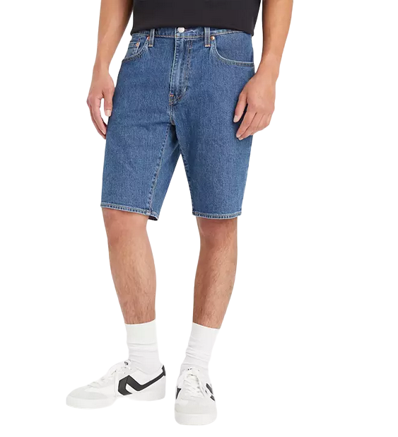 Levi's pantaloncino in jeans da uomo 405 Short 39864-0137 blu medio