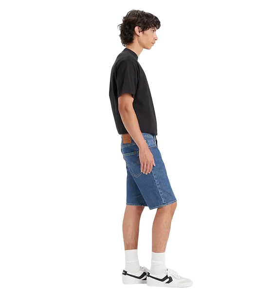 Levi's pantaloncino in jeans da uomo 405 Short 39864-0137 blu medio