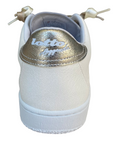 Lotto Leggenda scarpa sneakers da donna Autograph Pearl 221130 61I bianco antico-mandorla dorata