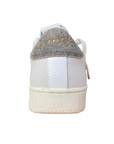 Sneakers Lotto Leggenda Losanga '76 Crack 221893 1PL bianco-nero da uomo, vista tallone personalizzato