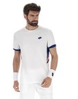 Lotto maglietta manica corta da tennis Squadra III 218787 0F1 bianco