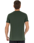 Lotto maglietta manica corta da uomo MSC II 218912 09R verde muschio