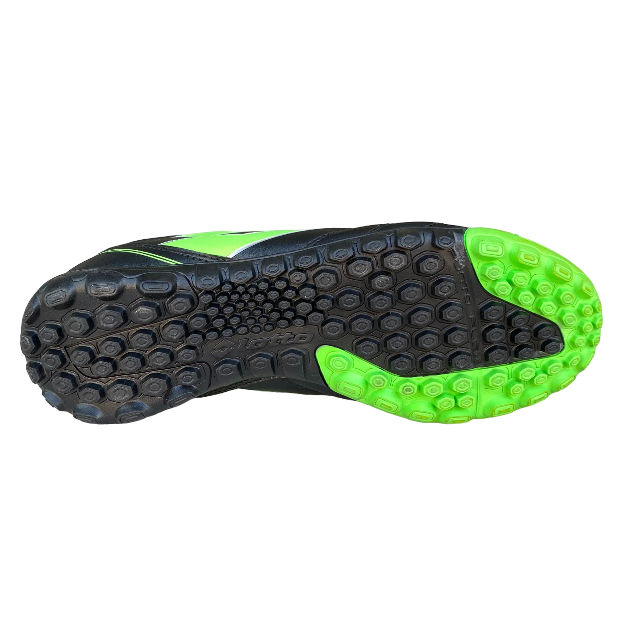 Lotto scarpa da calcetto da uomo Spider VIII TF R0282 nero-menta