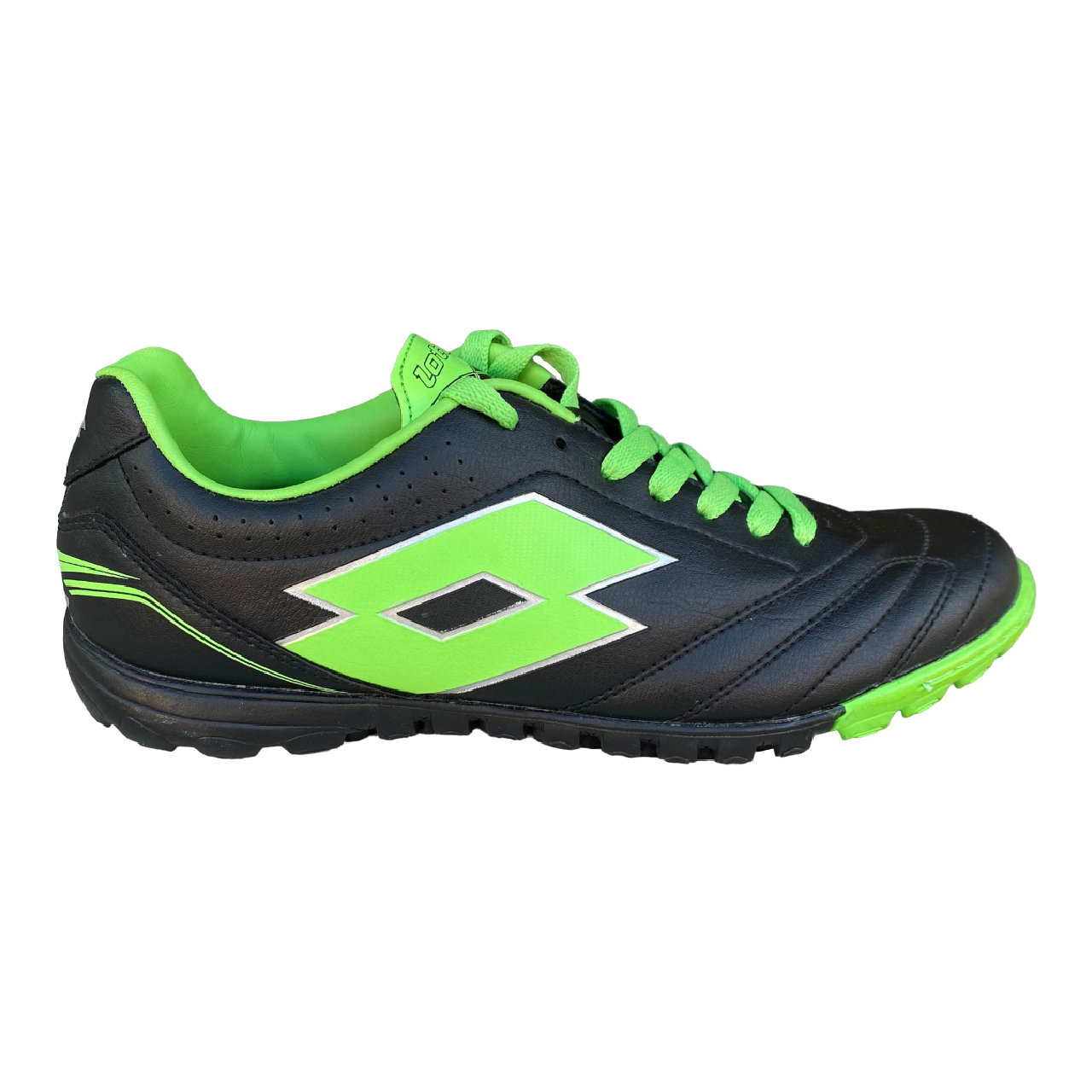 Lotto scarpa da calcetto da uomo Spider VIII TF R0282 nero-menta