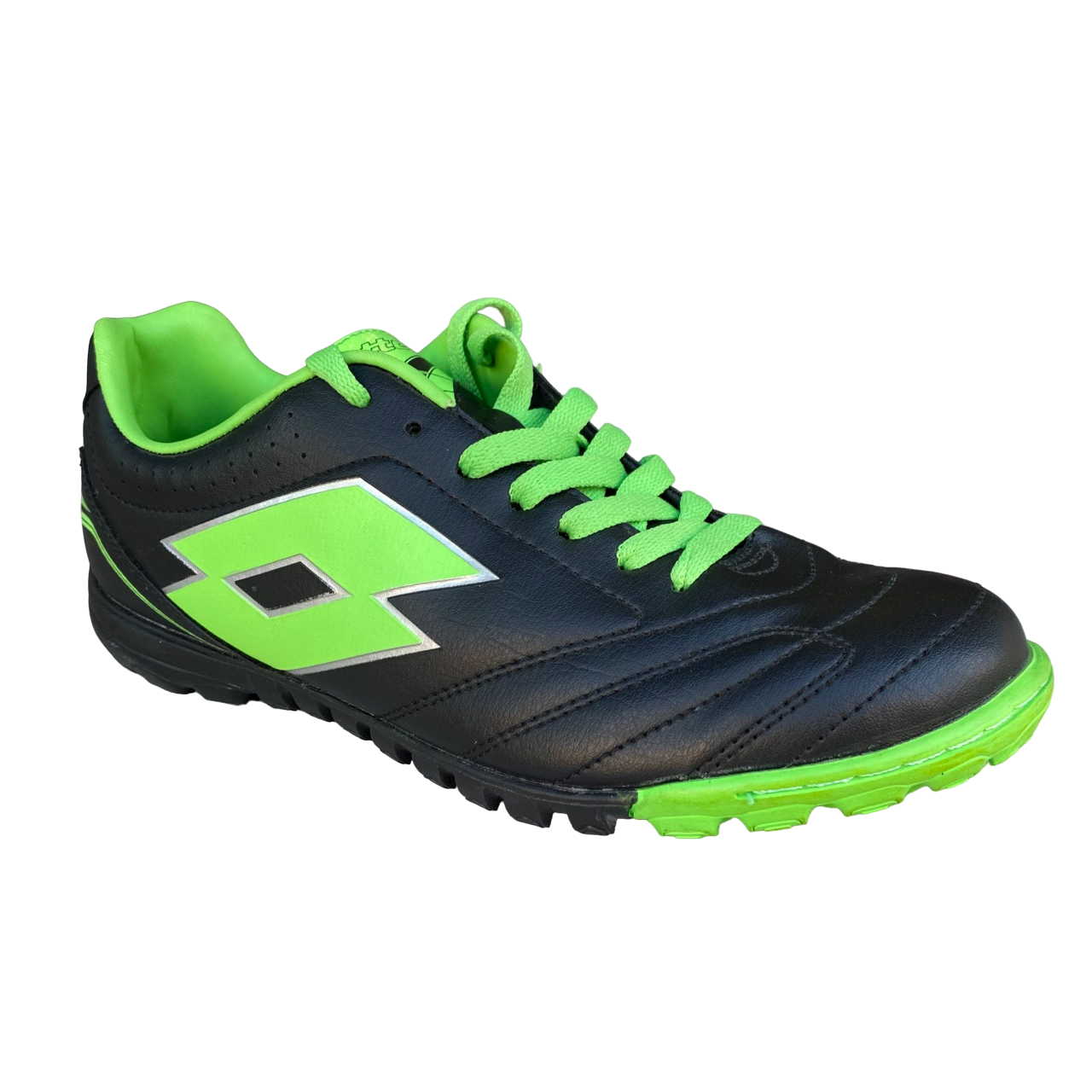 Lotto scarpa da calcetto da uomo Spider VIII TF R0282 nero-menta