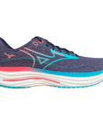 Scarpe running Mizuno Wave Rider 29 modello J1GC250301 colore grigio elite per uomo, 29ª generazione leggendaria con tecnologia Wave professionale, vista esterna